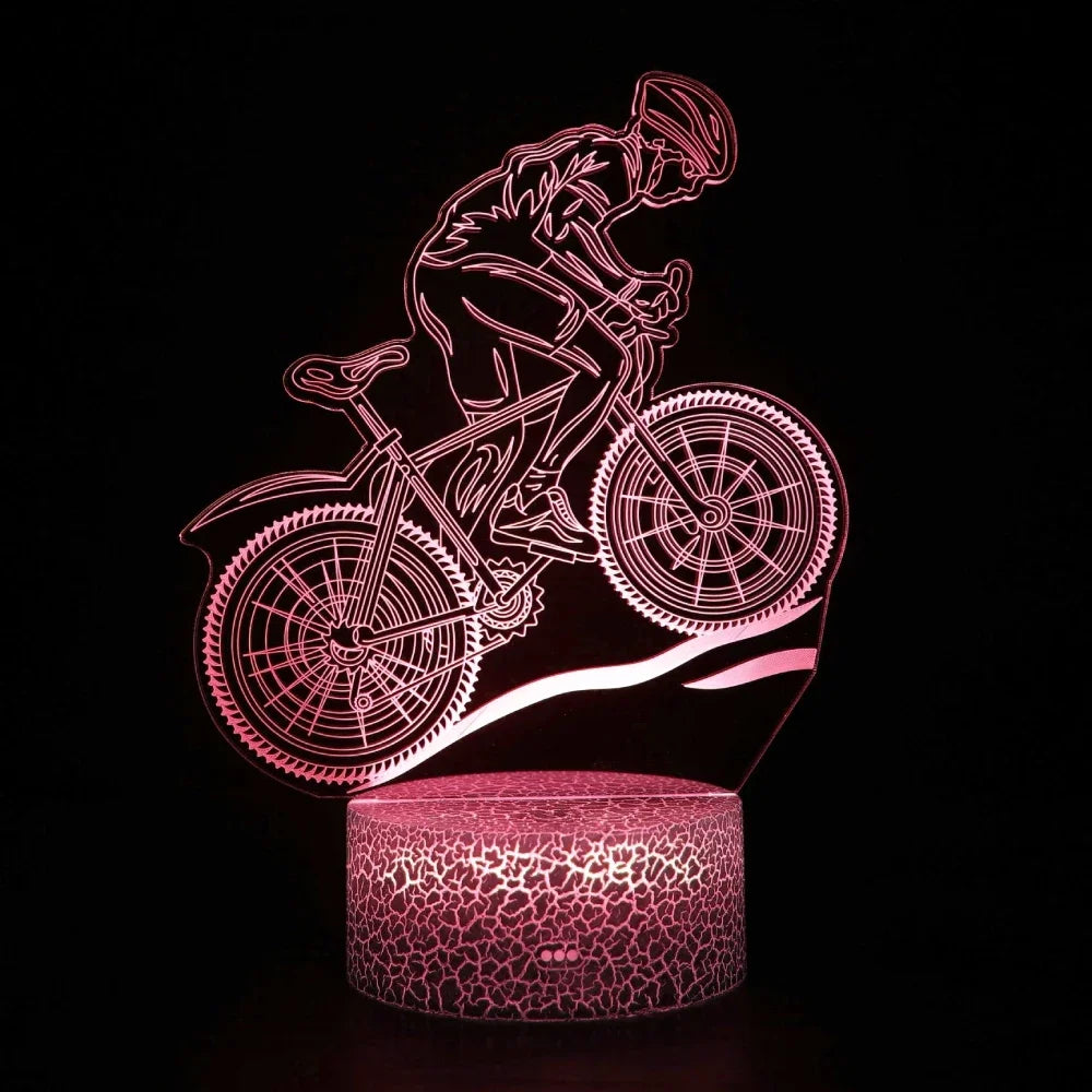 Mountain Bike Night Light LED USB 16 color - Remote Room