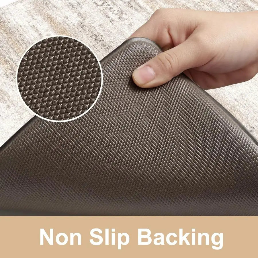 Anti Fatigue Kitchen Mats for Floor 2 Piece, Memory Foam