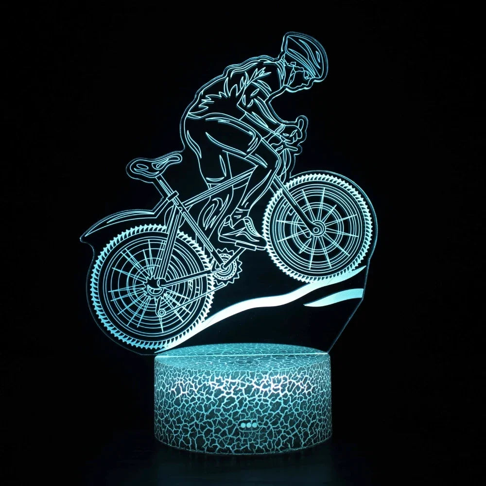 Mountain Bike Night Light LED USB 16 color - Remote Room