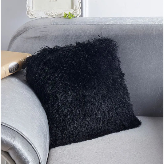 Drative Shaggy Pillow 18in x 18in
