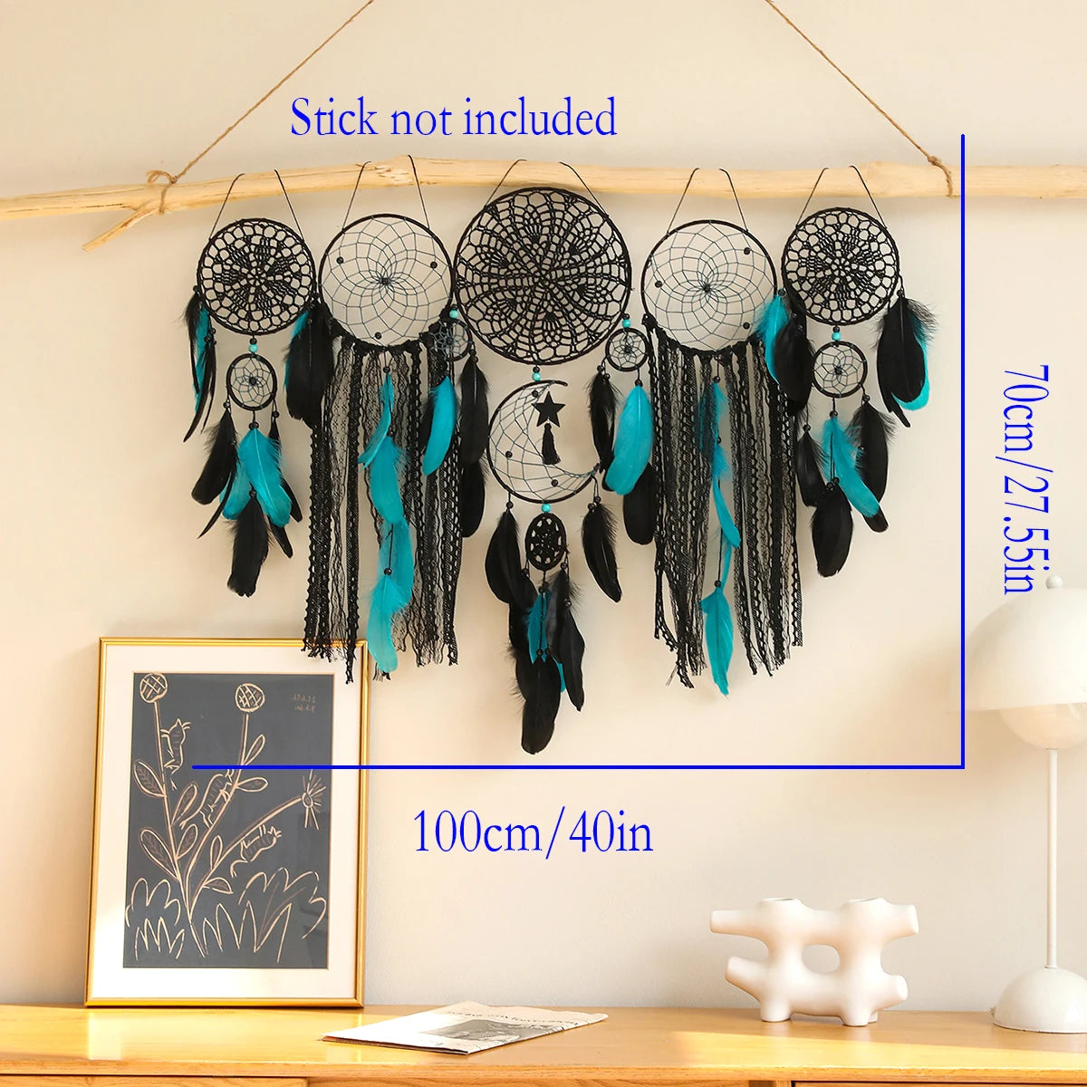 5pcs Large Dreamcatcher Living Room Bedroom Room