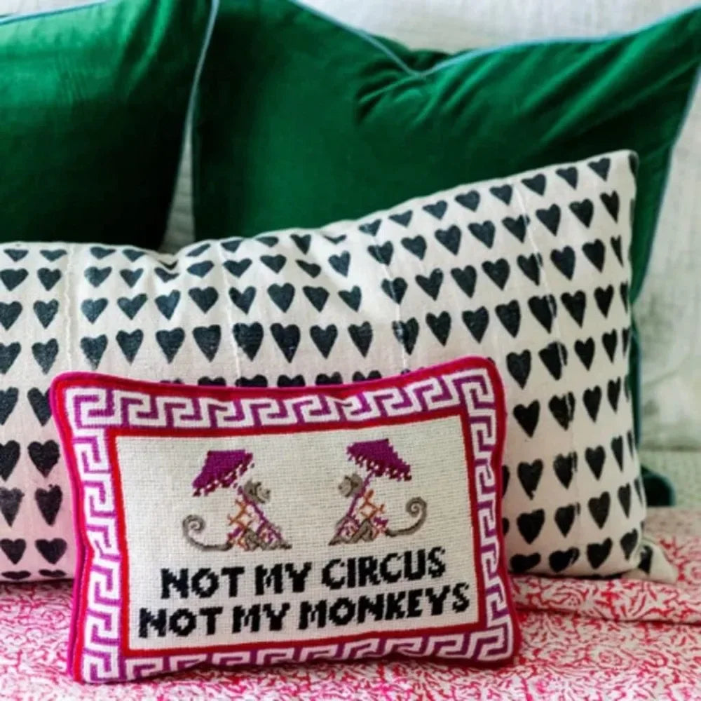 Throw Pillow - Not My Circus Not My Monkeys