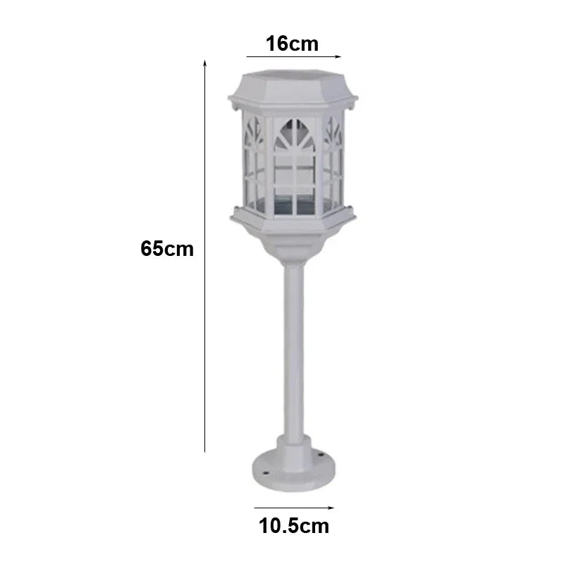 Solar Powered Lights Pathway LED Outdoor Lamp