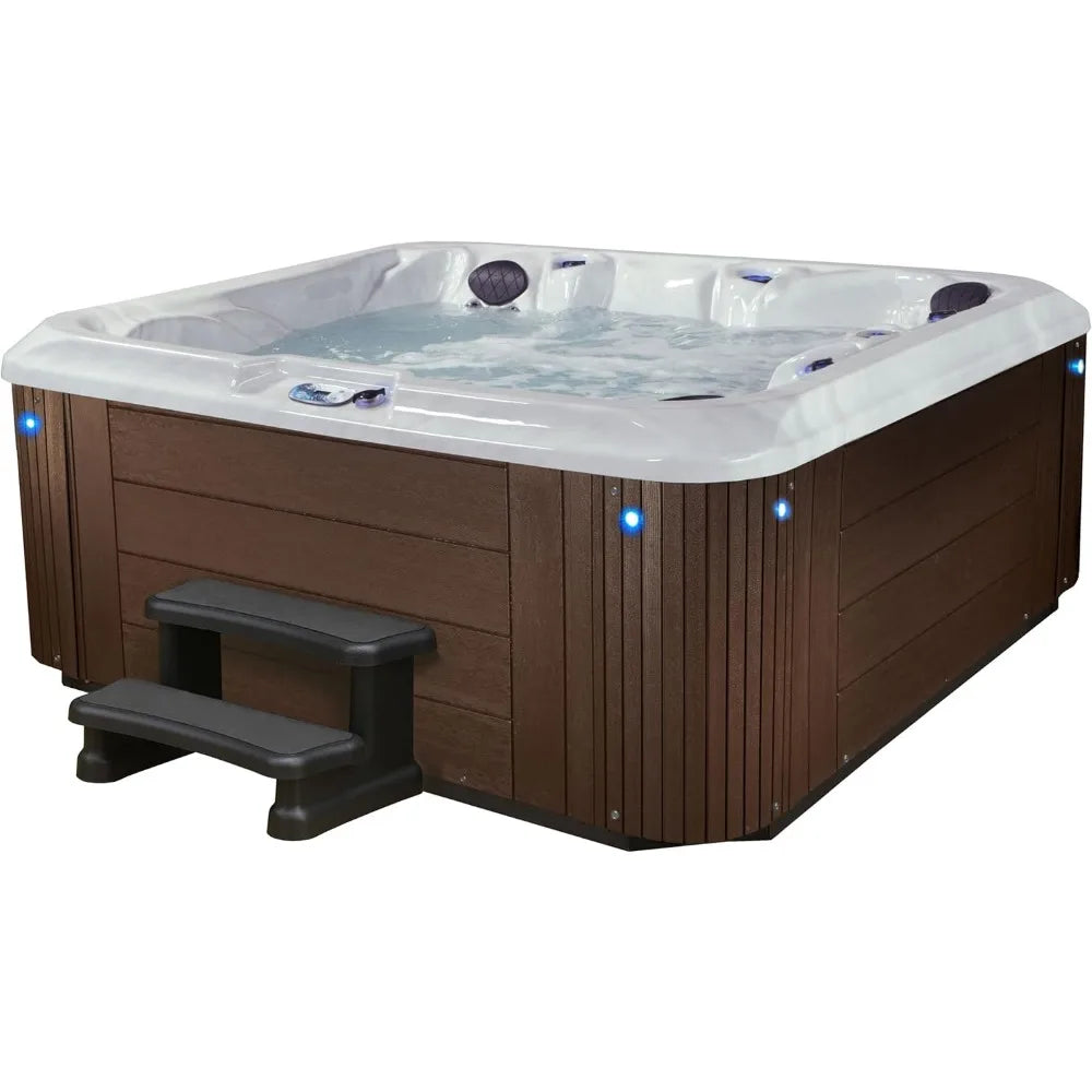 Outdoor Hot Tub, 5-6 Person 81-Jet Acrylic Spas