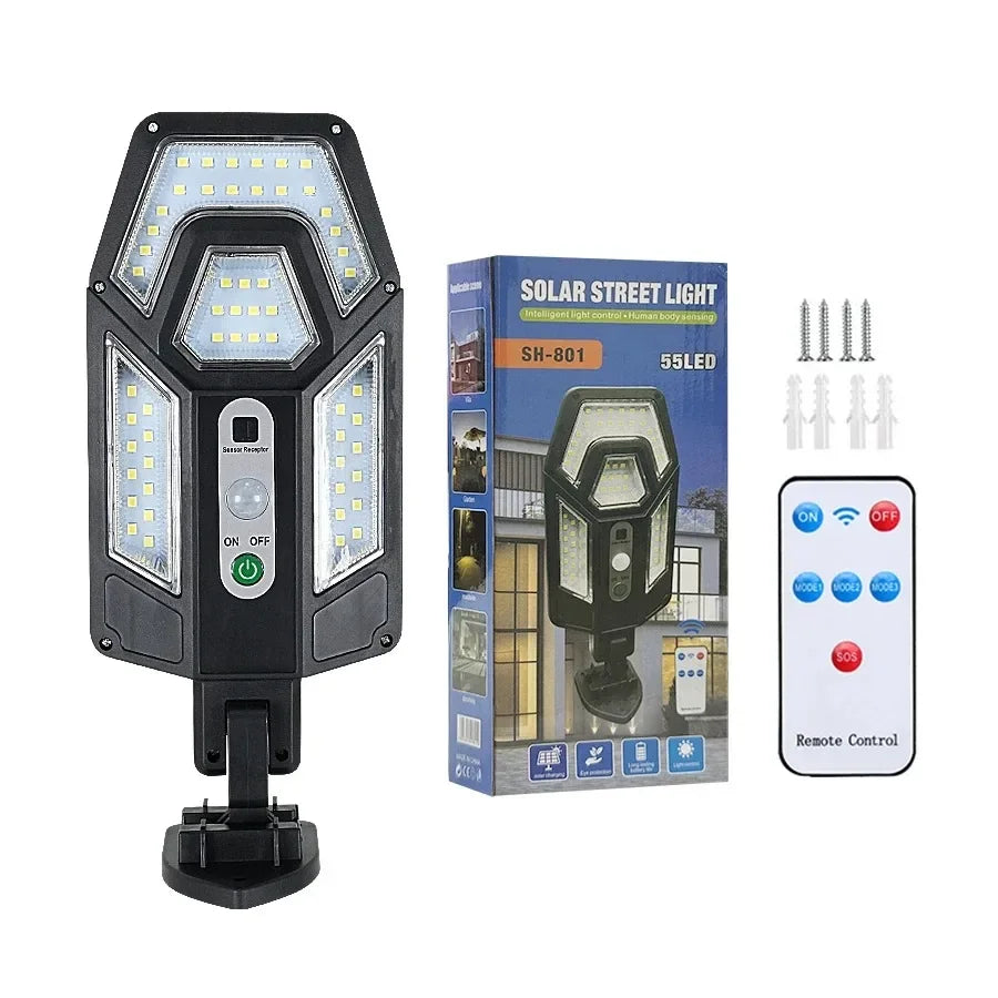Solar LED Light, Outdoor Waterproof Wall Lamp