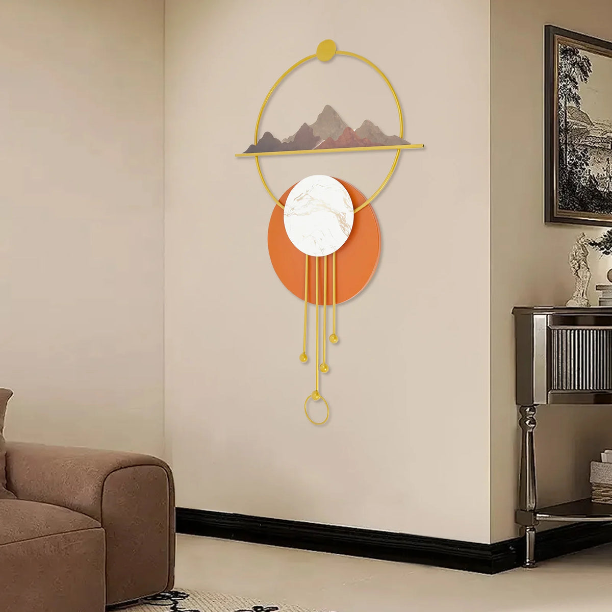 Metal Wall Art Decor Abstract Iron Wall Hanging
