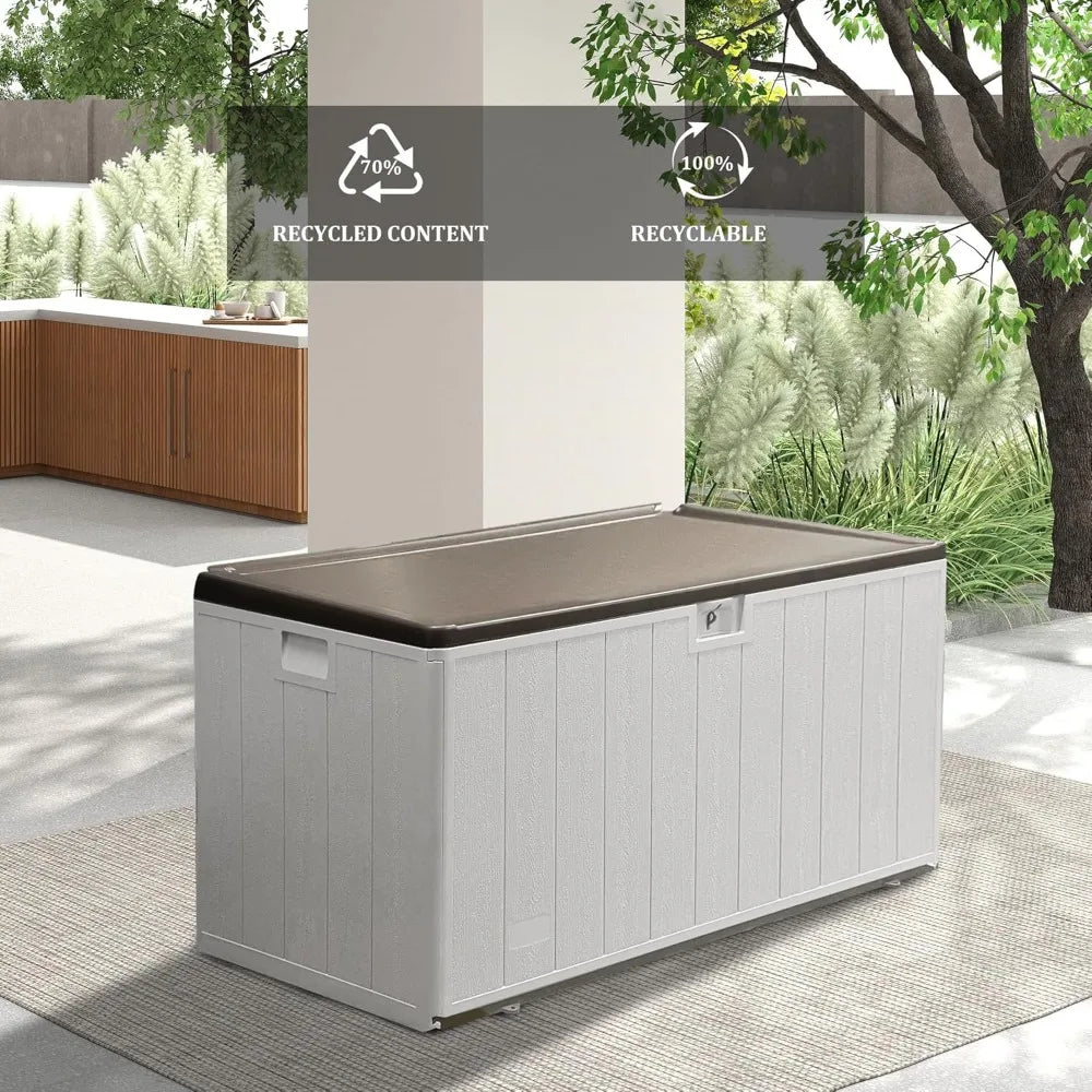 large outdoor waterproof storage container for patio