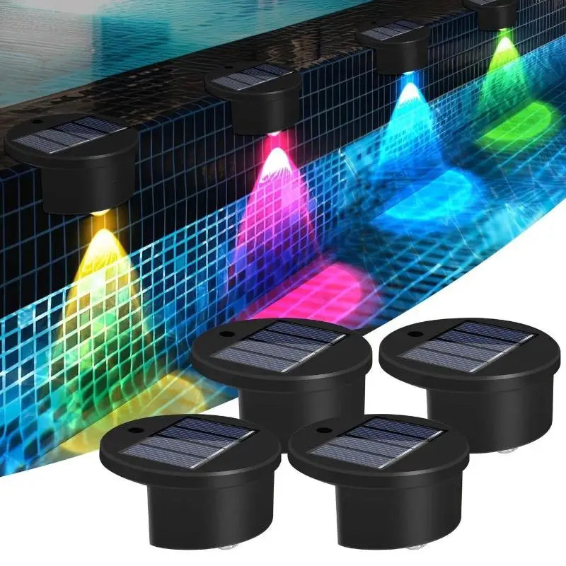 Solar LED Lights Outdoor Garden Light Deck