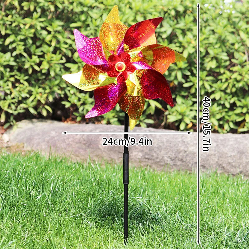 Windmill Rotating Bird Repeller Garden Birds Spinner