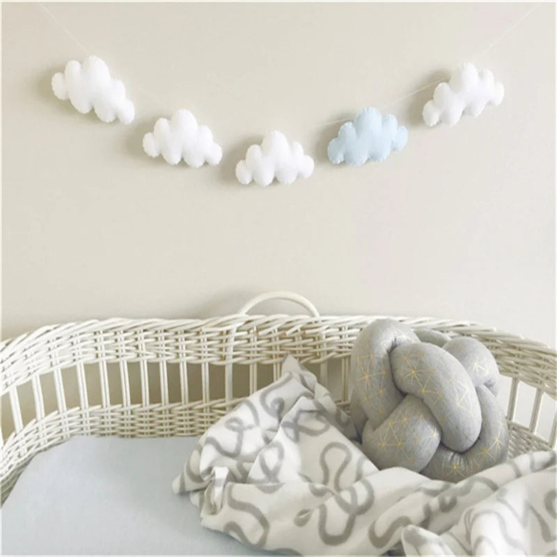 Felt Cloud Garlands String Wall Hanging