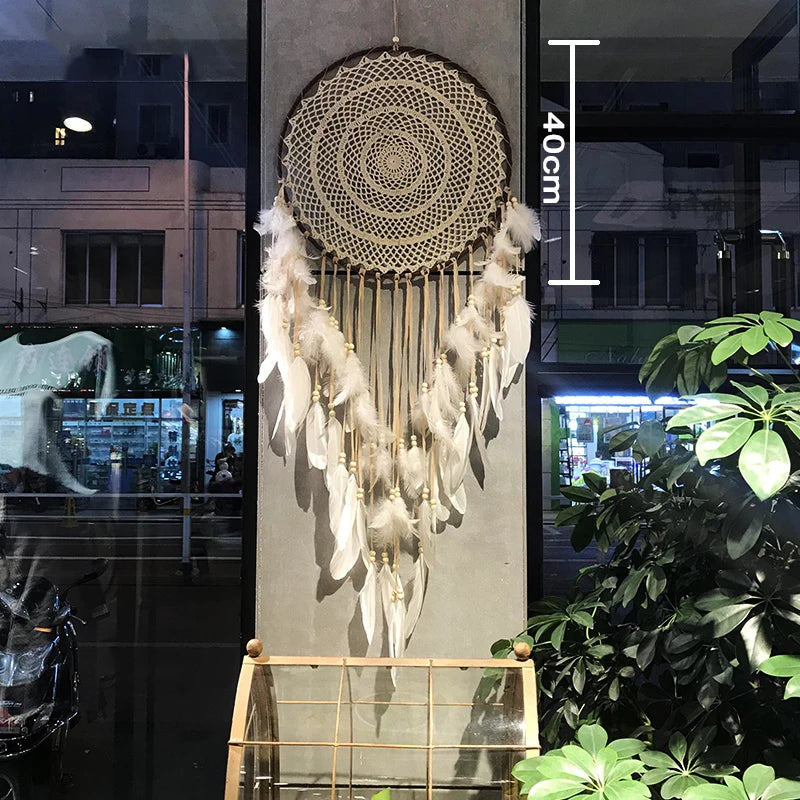 big dream catcher hanging/light decoration