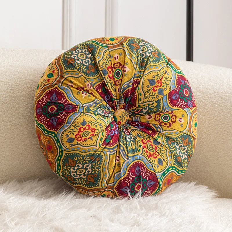 Floor Pillow Round Large Circle Cushion for Indoor Outdoor