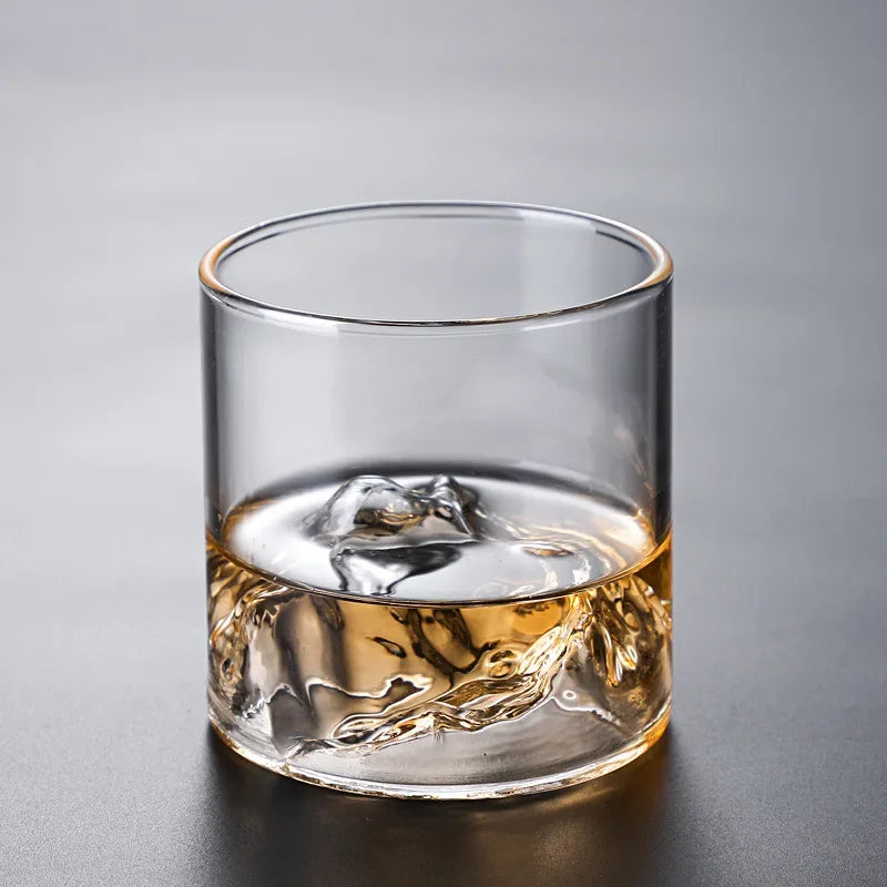 Glass Mountain Viewing Cup Mount Fuji Whiskey Cup