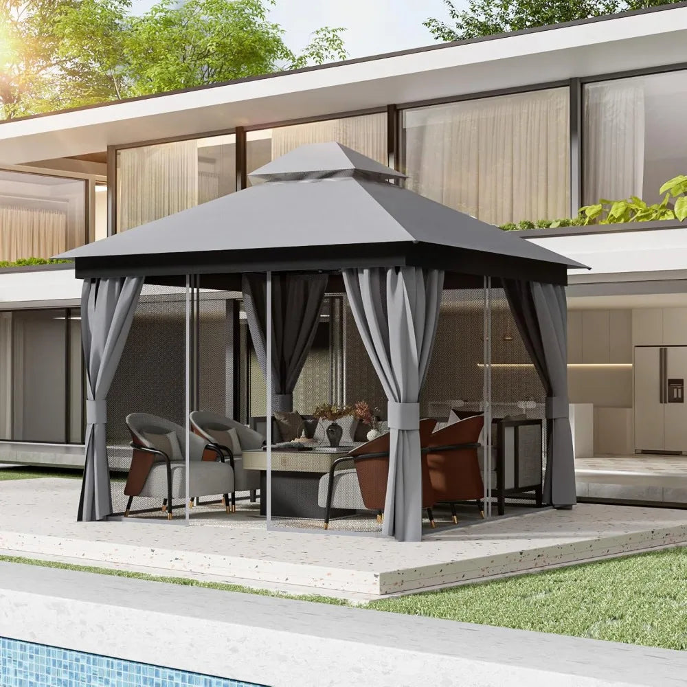 Outdoor Patio Gazebo - Heavy Duty Party Tent