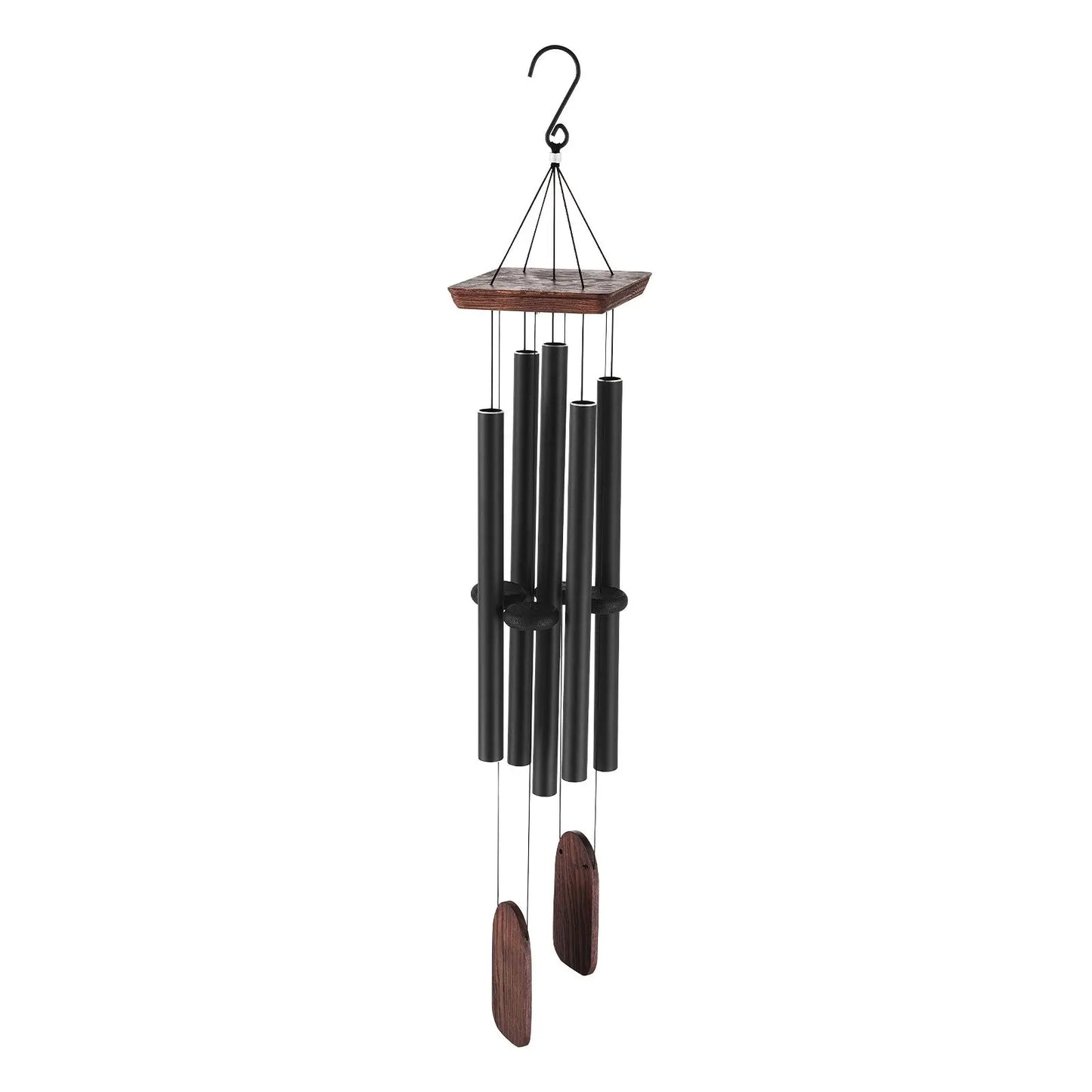 Wind Chimes for Outside, 48 In, Deep Tone Wind Chimes with 5 Tubes