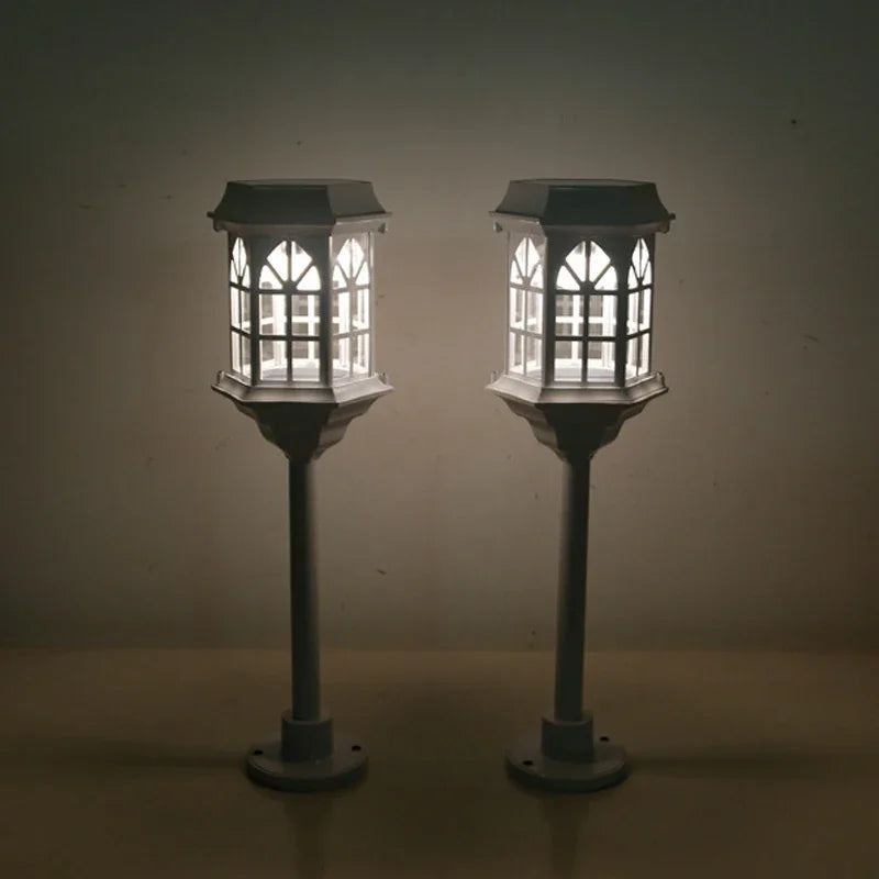Solar Powered Lights Pathway LED Outdoor Lamp