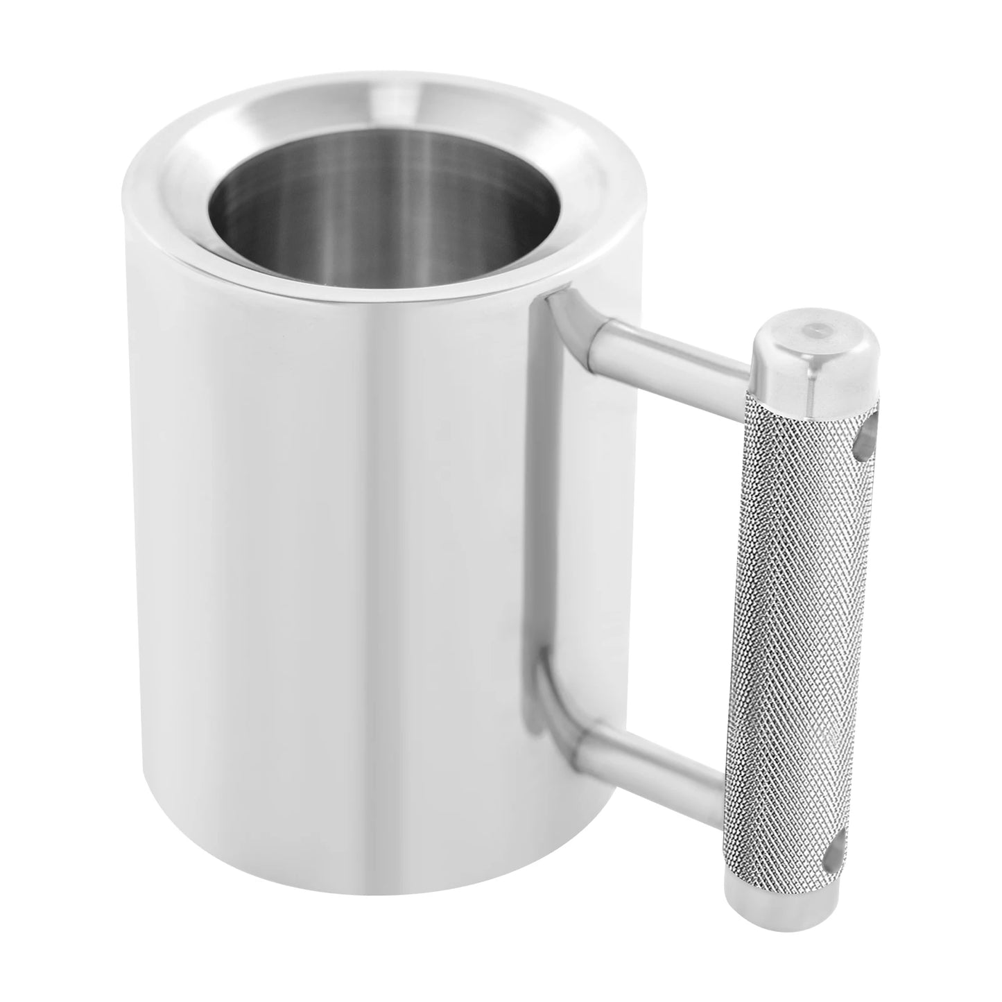 Dumbbell Heavy Cup 18/26lbs, Stainless Steel Fitness Cup 10.56/13.53oz,