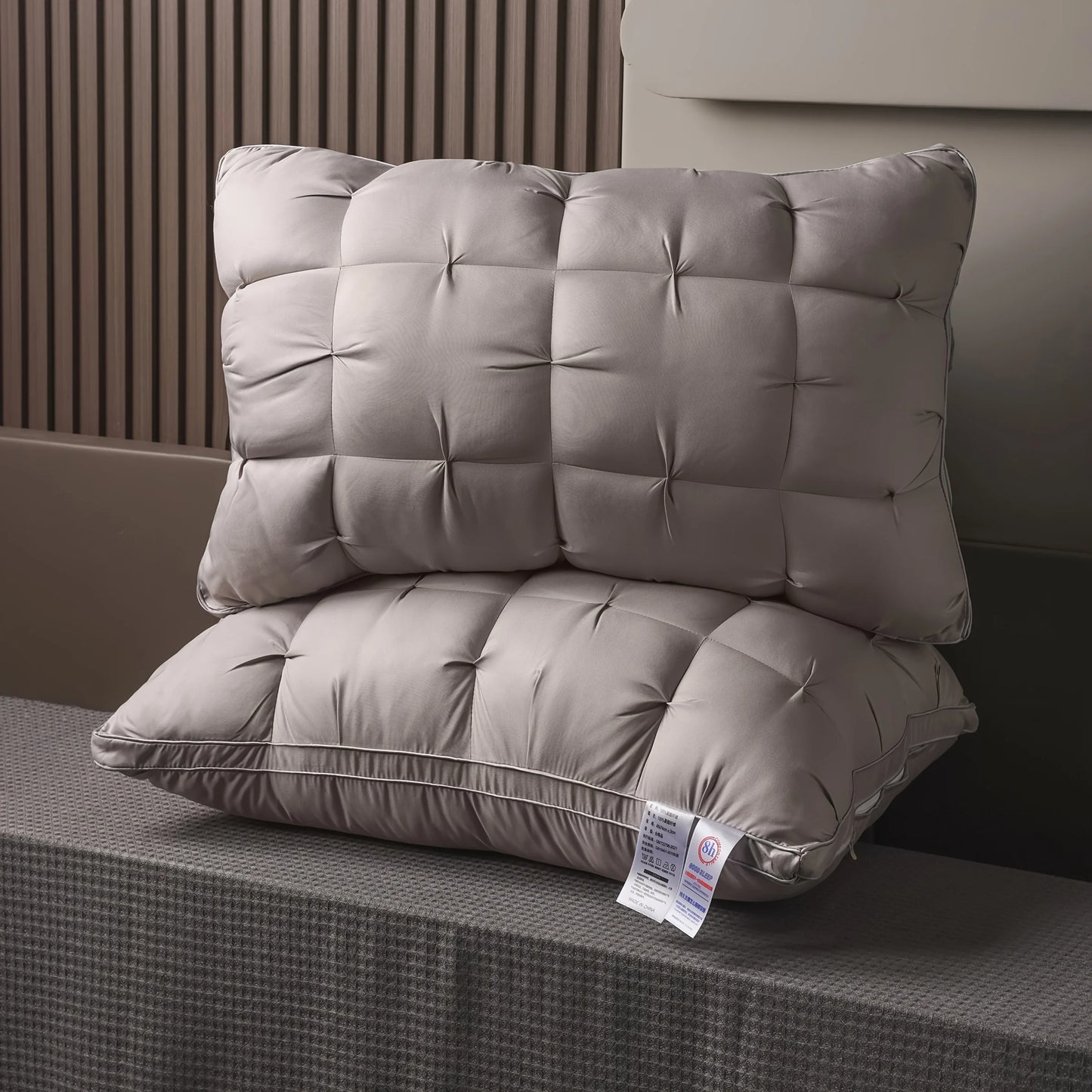 Luxurious Quality Pillow. Non-Collapse High Pillow Core