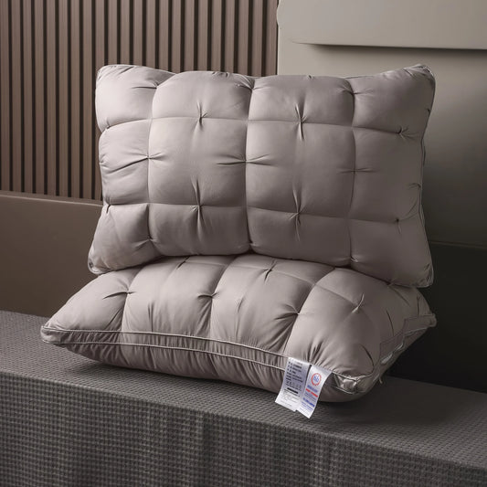 Luxurious Quality Pillow. Non-Collapse High Pillow Core