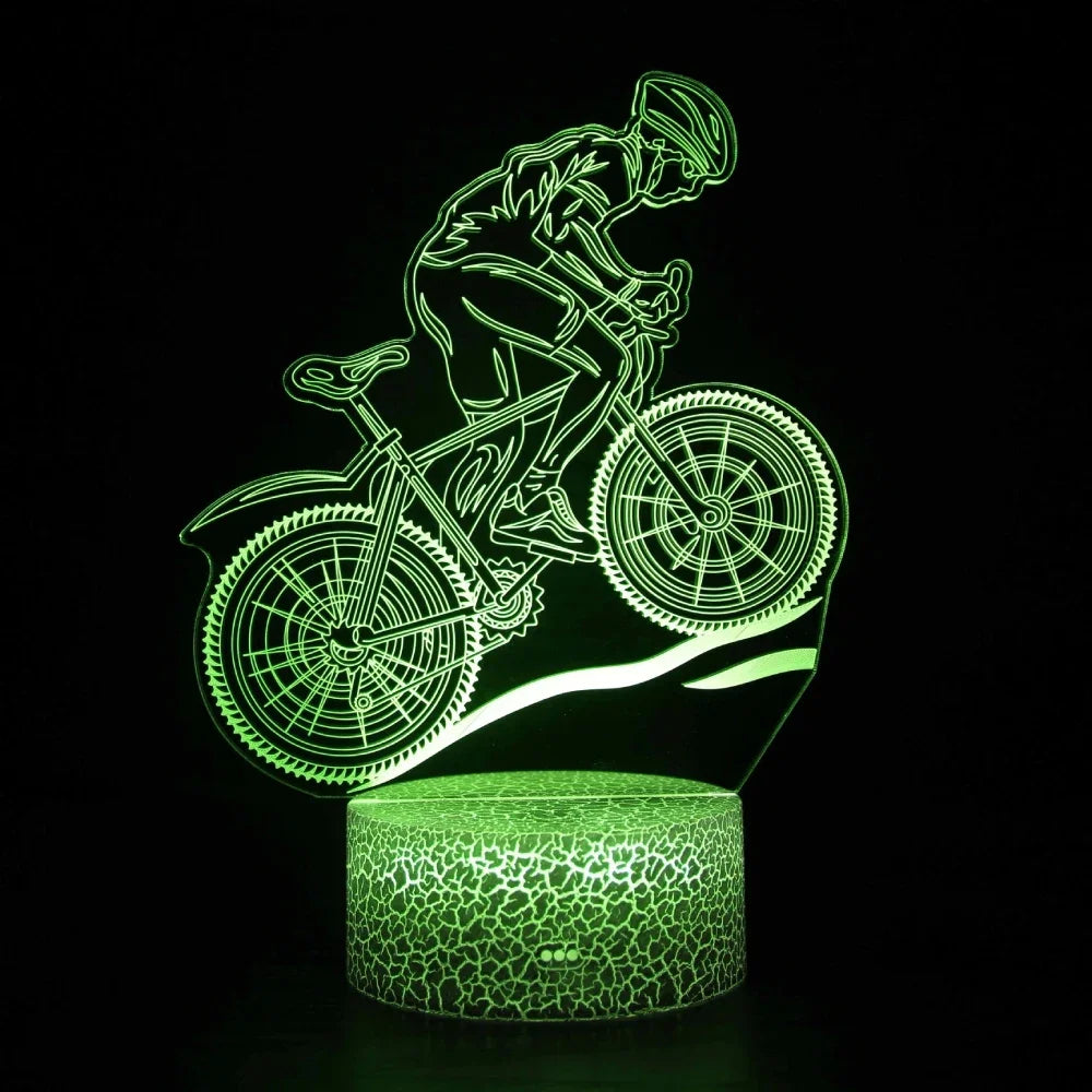 Mountain Bike Night Light LED USB 16 color - Remote Room