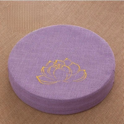 40X6CM Yoga Meditation Linen Cushion  Mat Removable Washable
