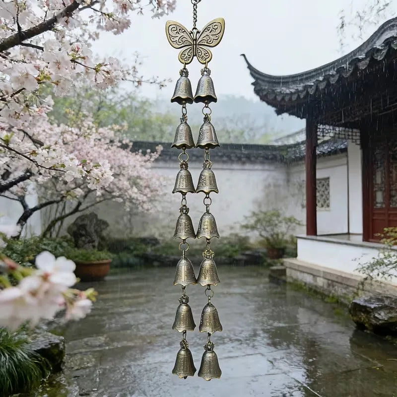 Butterfly Wind Chime Metal, Retro Iron Chime