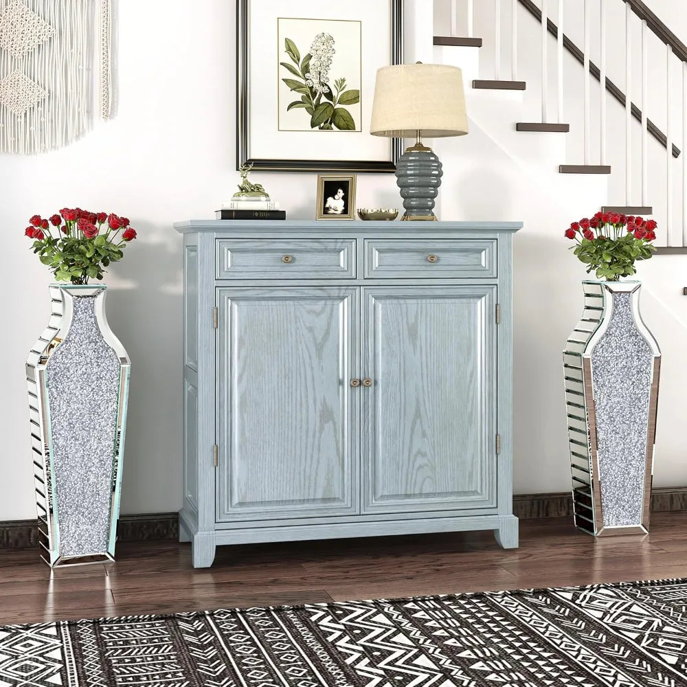 Large Crystal Vase with Crushed Diamond Effect