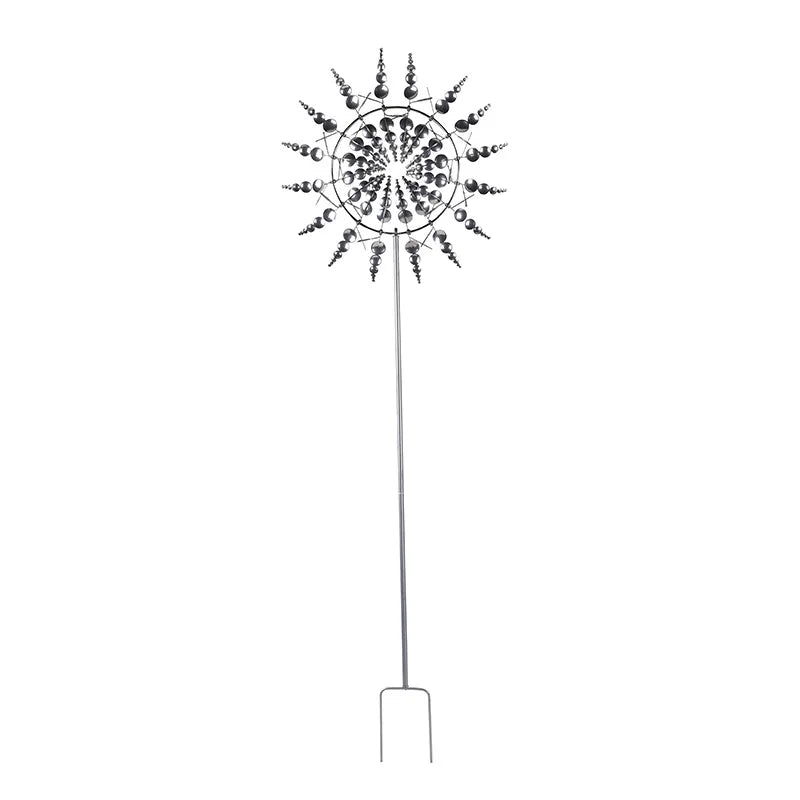 Unique Wind Collector Magical Kinetic Energy Metal Windmill Rotator
