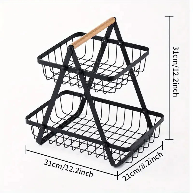 2/3 Tiers Storage Rack Multi-Purpose Fruit And Vegetable