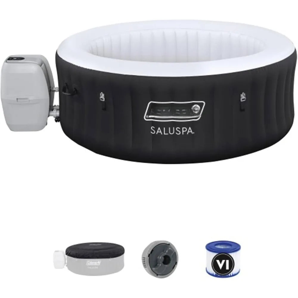 4 Person Capacity Inflatable Portable Round Hot Tub