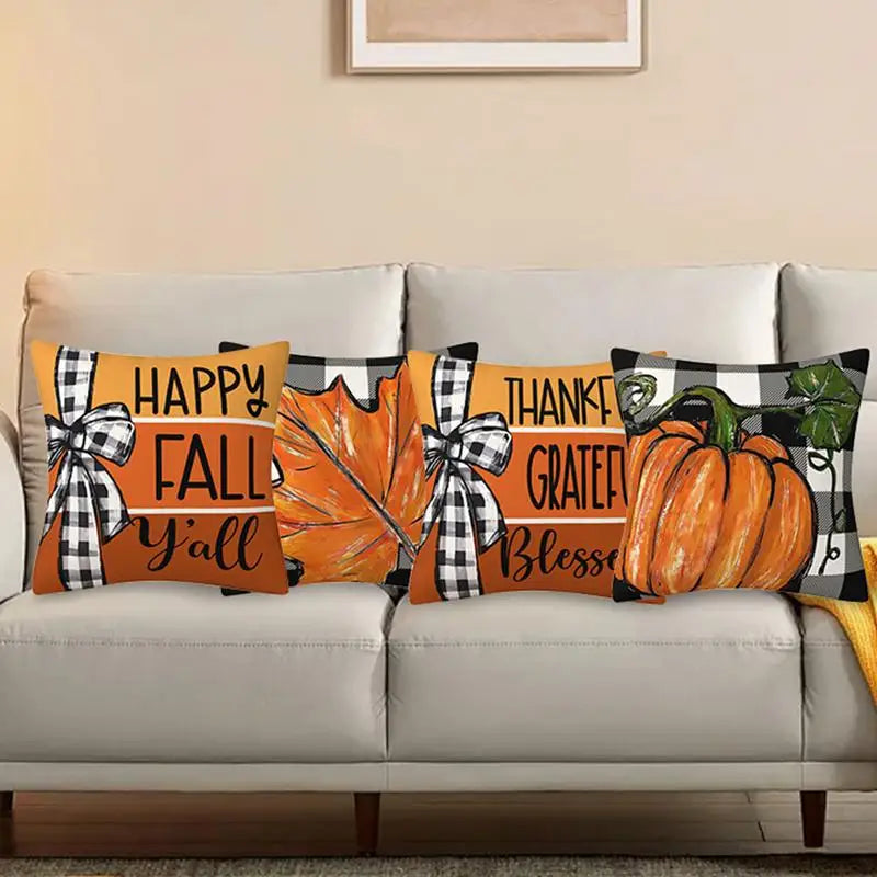Decorations Throw Pillowcases 4PICS Pillow Covers Set Of 4