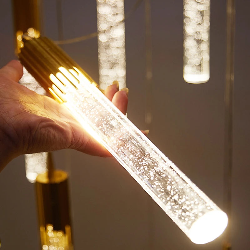 Modern Creative Lighting Crystal Led Pendant Lamp Chandelier