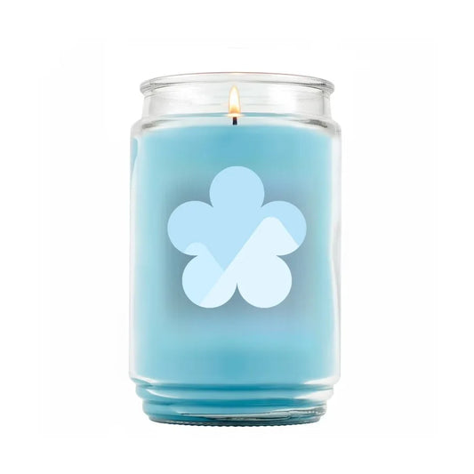 Mainstays Single-Wick Scented Glass Jar Candle, Garden Rain, 20oz.