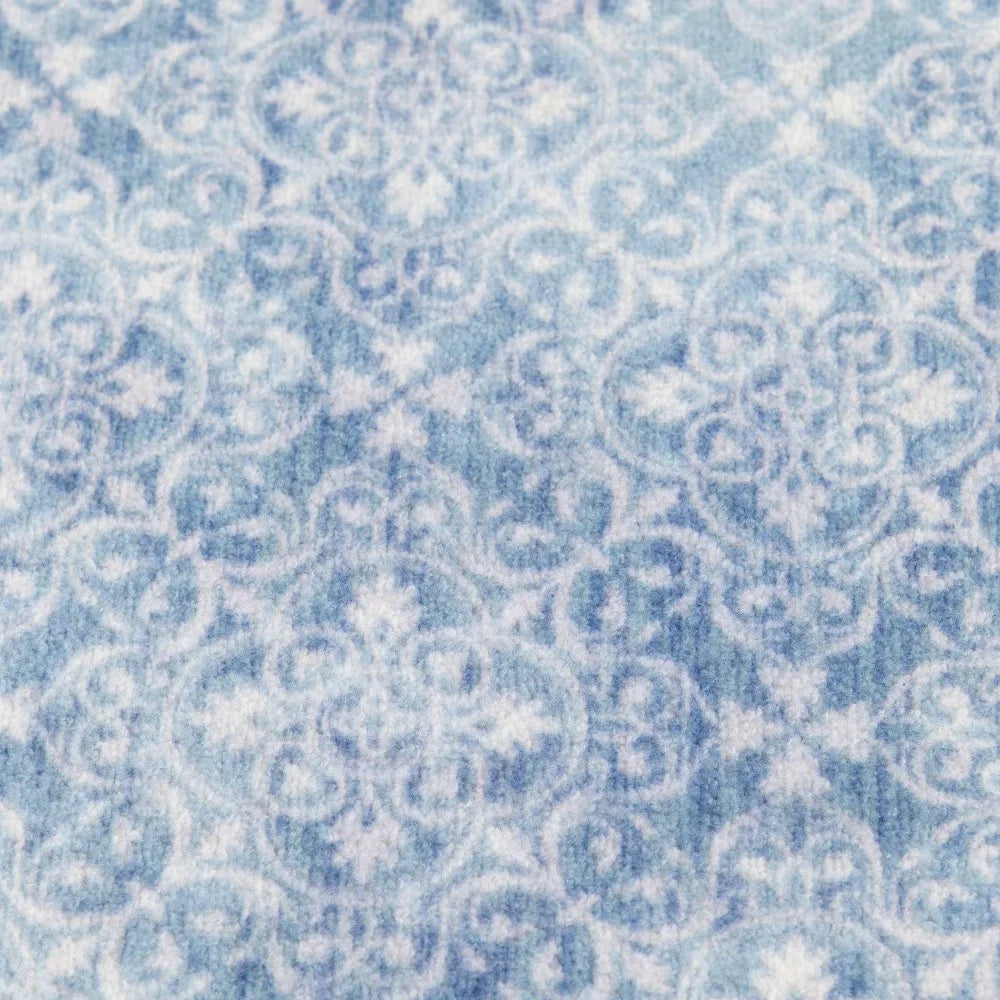 Mainstays 18"x30" Teal Medallion Indoor Rug