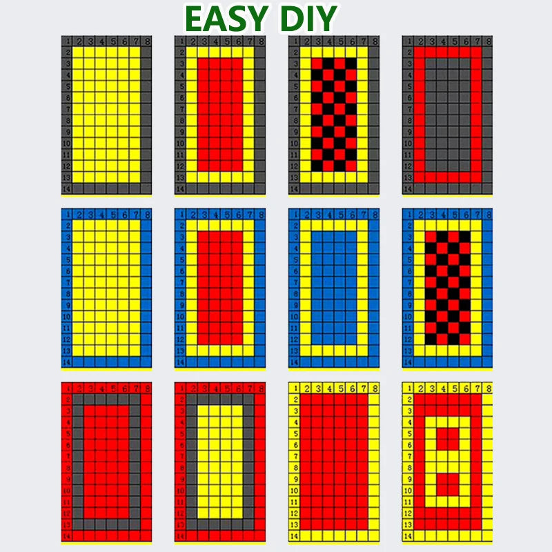 25PCS 1.8cm Thickness Garage Floor Mats Car Wash Room Floor Mat