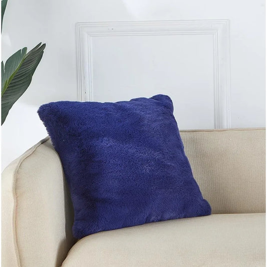 Agnes Luxury Chinchilla Faux Fur Pillow 18 In. x 18 In.