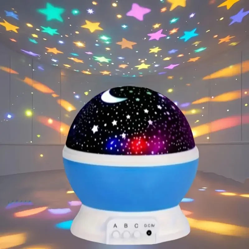 USB starry night light projector -360 ° rotatable, 9 color