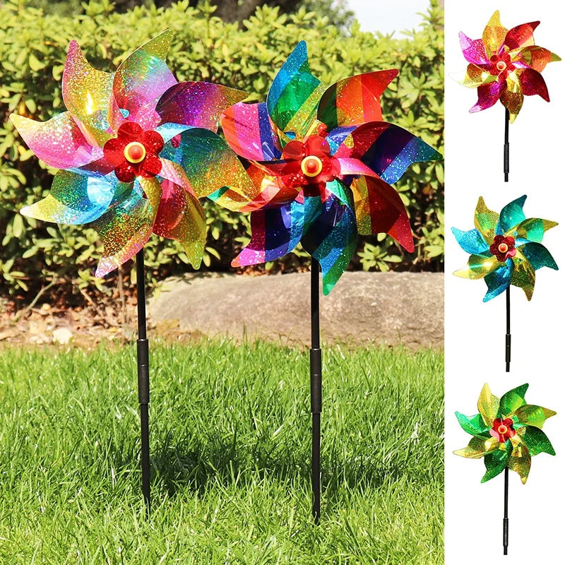 Laser Bird Repelling Windmill 24CM