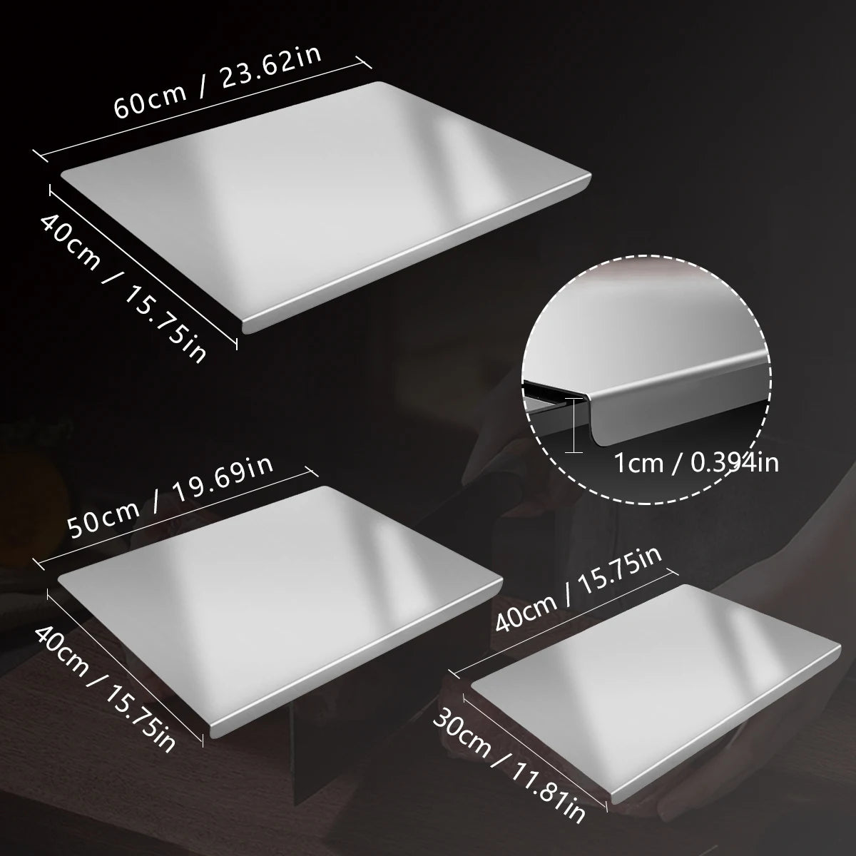 304 Stainless Steel Cutting Board Butcher Block