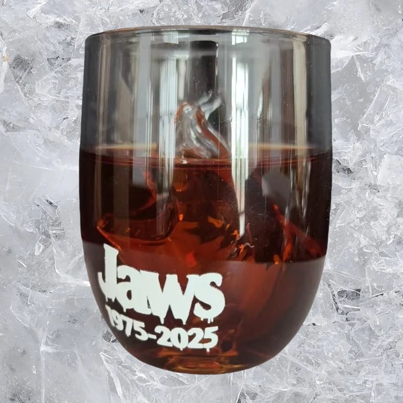 3D Shark Glass Cup Stemless Wine Glass