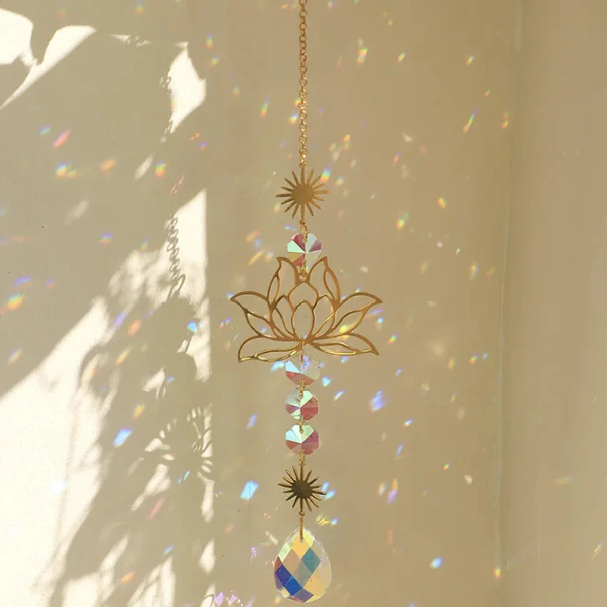 1pc Suncatcher Water Drop Pendant Crystal