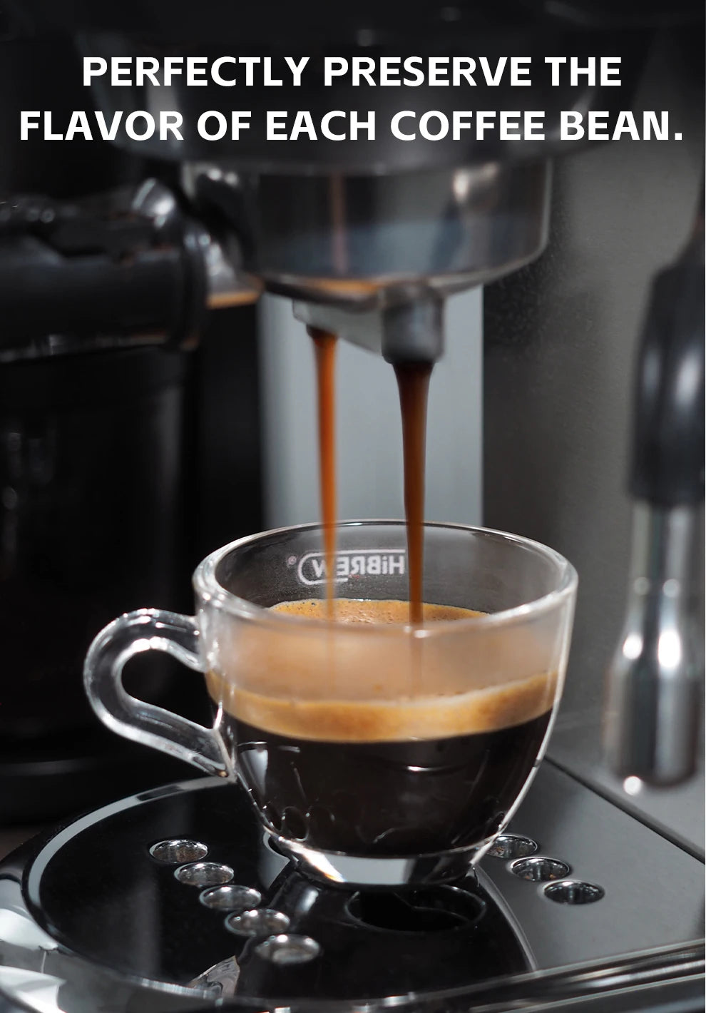 Automatic Burr Mill Electric Coffee Grinder with 34 Gears
