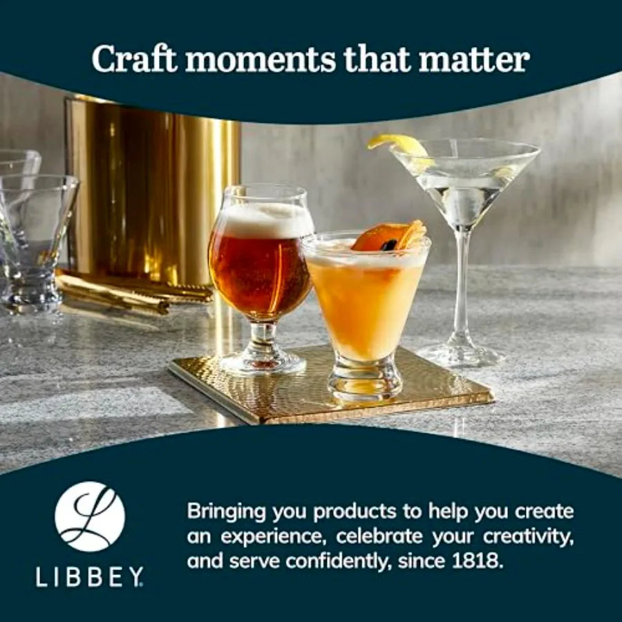 Essentials Beer Glasses, 13 oz, Craft Glasses