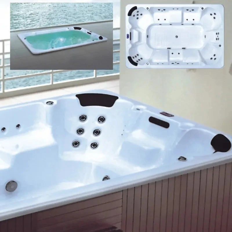 European air jet massage hot spa tub outdoor SPA hot tub