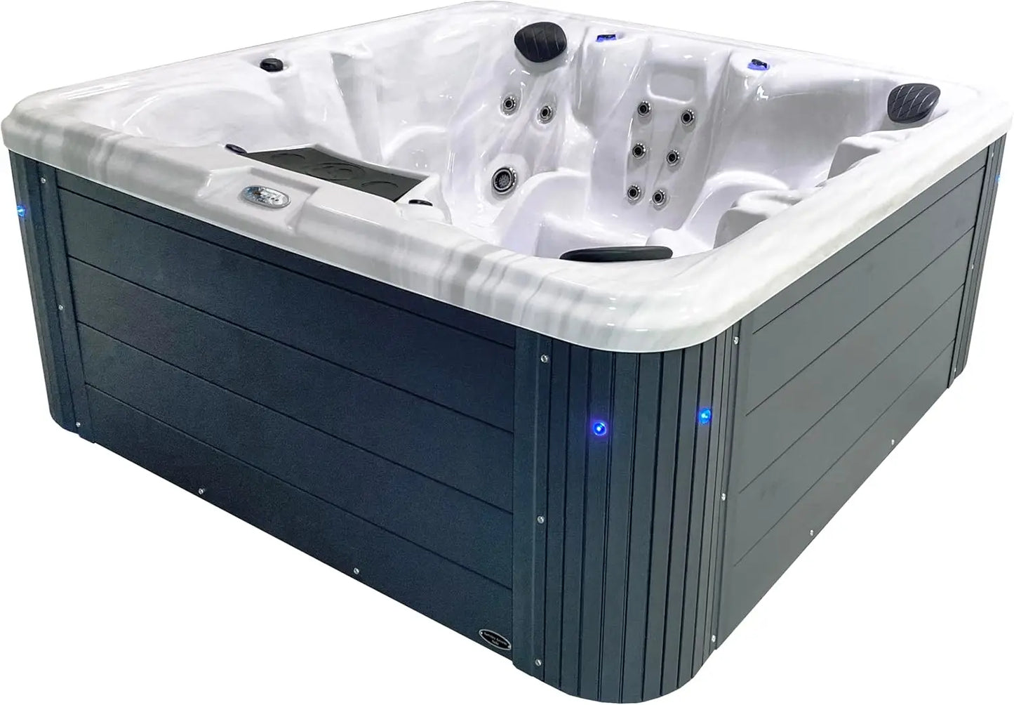 Outdoor Hot Tub, 34 Nozzles for 6-7 People, 86 Port,