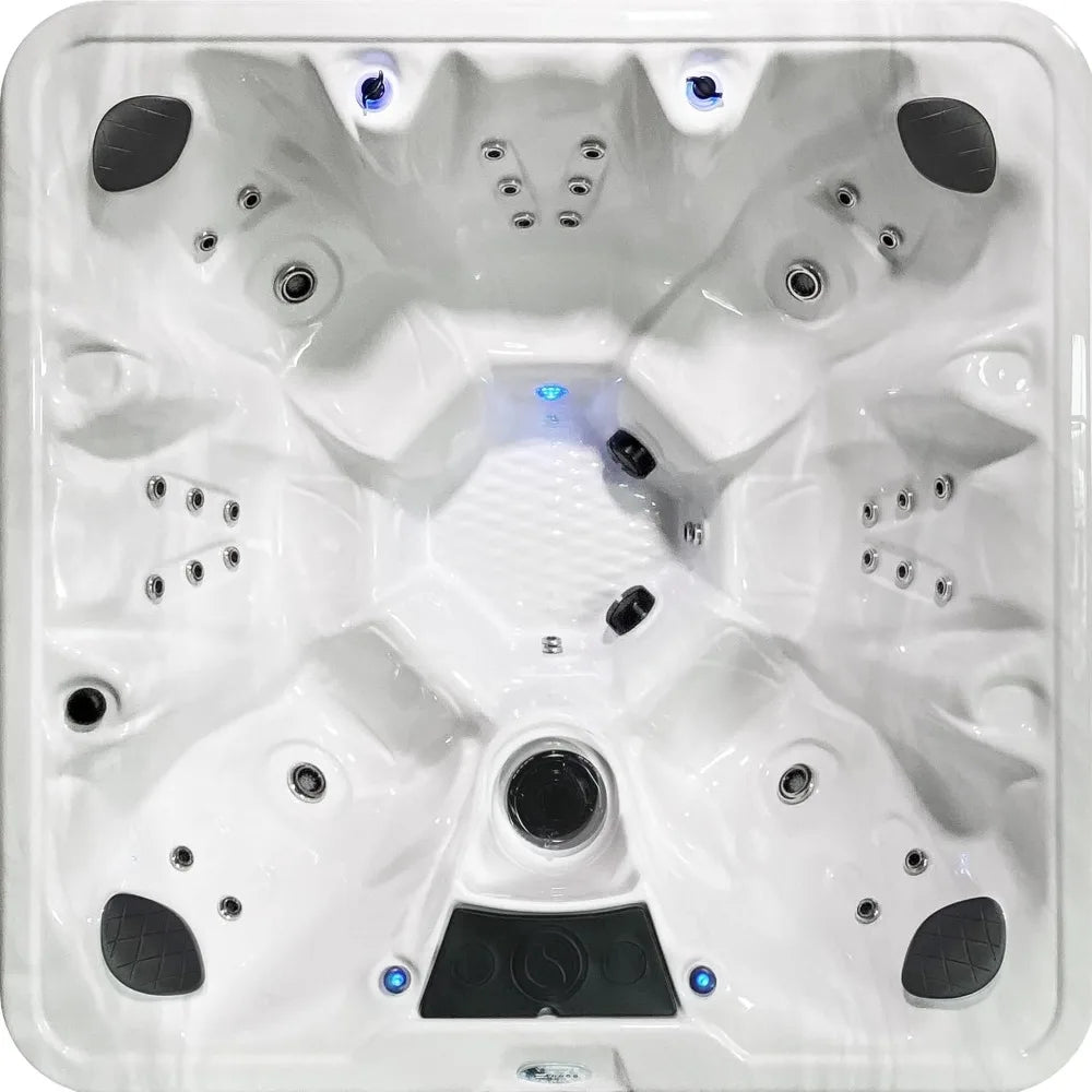 Outdoor Hot Tub, 34 Nozzles for 6-7 People, 86 Port,