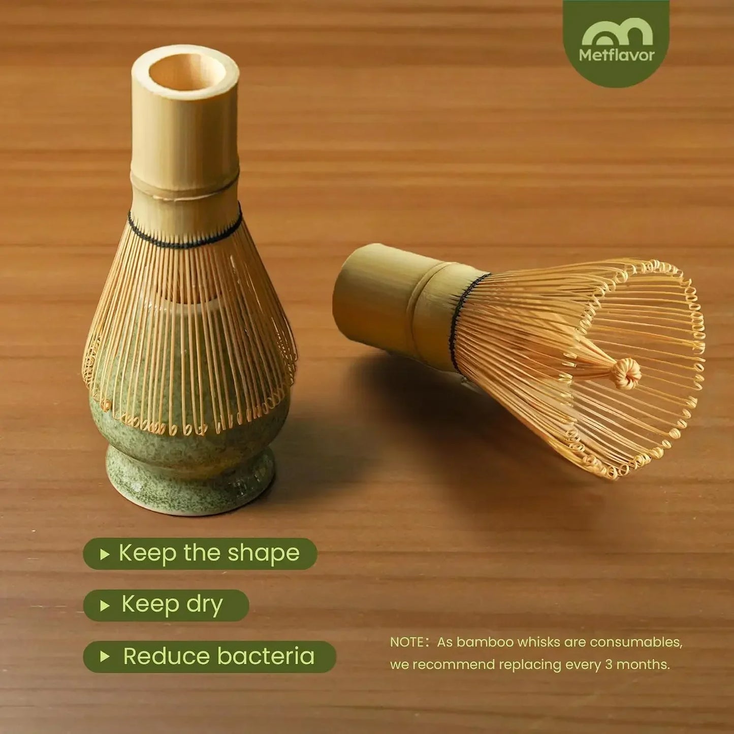 Whisk Set, Ceramic Bowl Matcha Kit 5 Pcs, Sifter, Bamboo Scoop & Holder