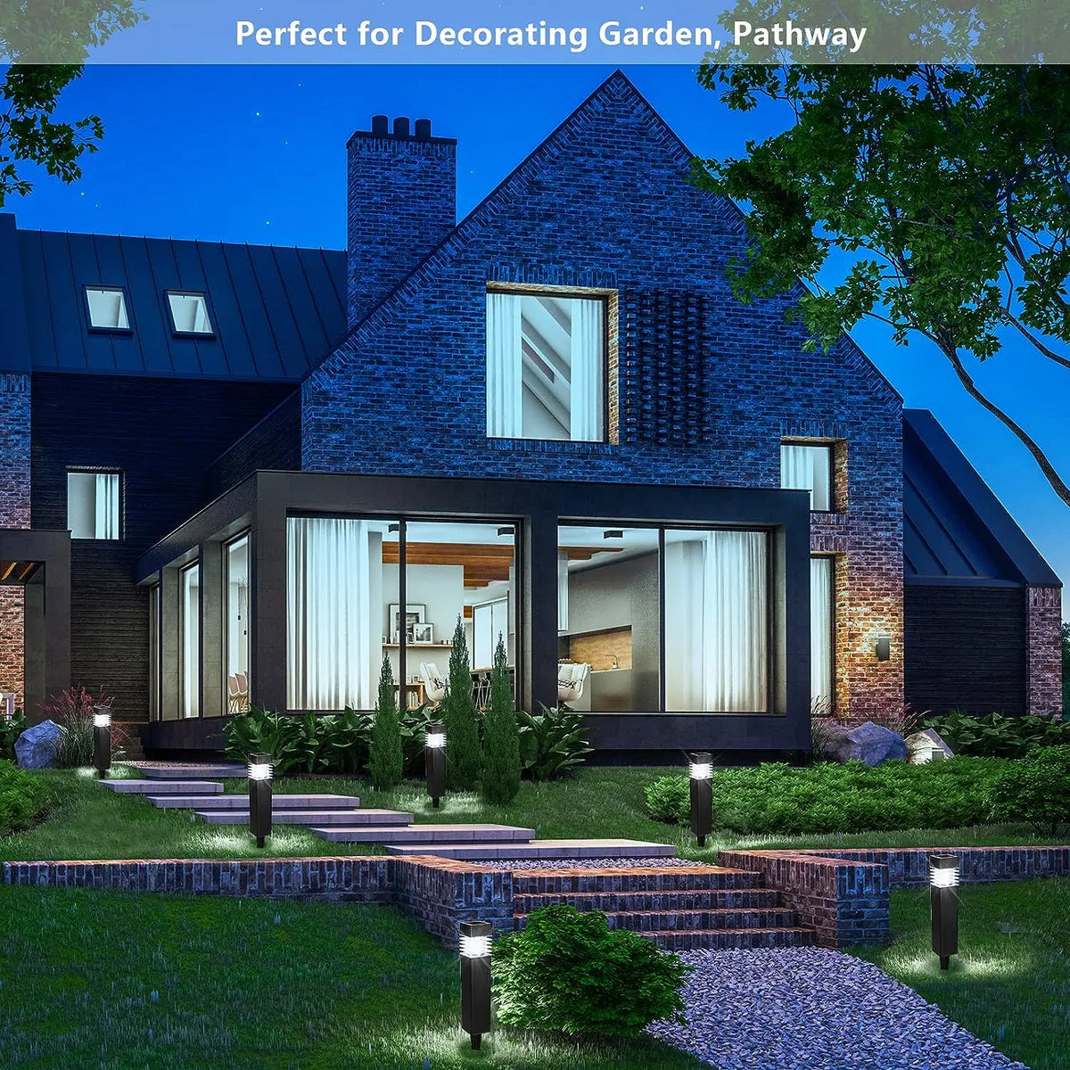Solar Garden Lights LED Solar Pathway Lights