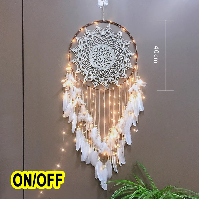 big dream catcher hanging/light decoration