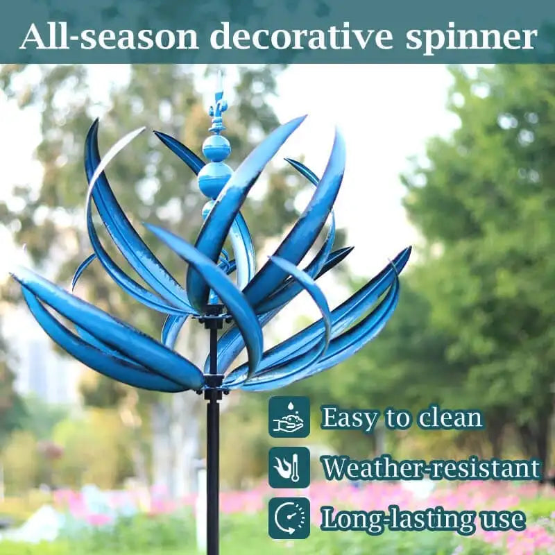 Harlow Wind Spinner Metal Windmill 3D Wind Powered